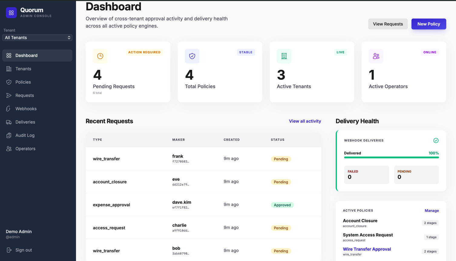 Building Quorum: Architecture of a Multi-Tenant Approval Engine in Go